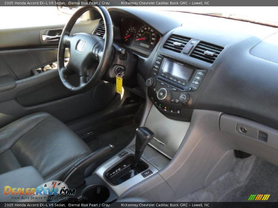 2005 Honda Accord EX-L V6 Sedan Eternal Blue Pearl / Gray Photo #21