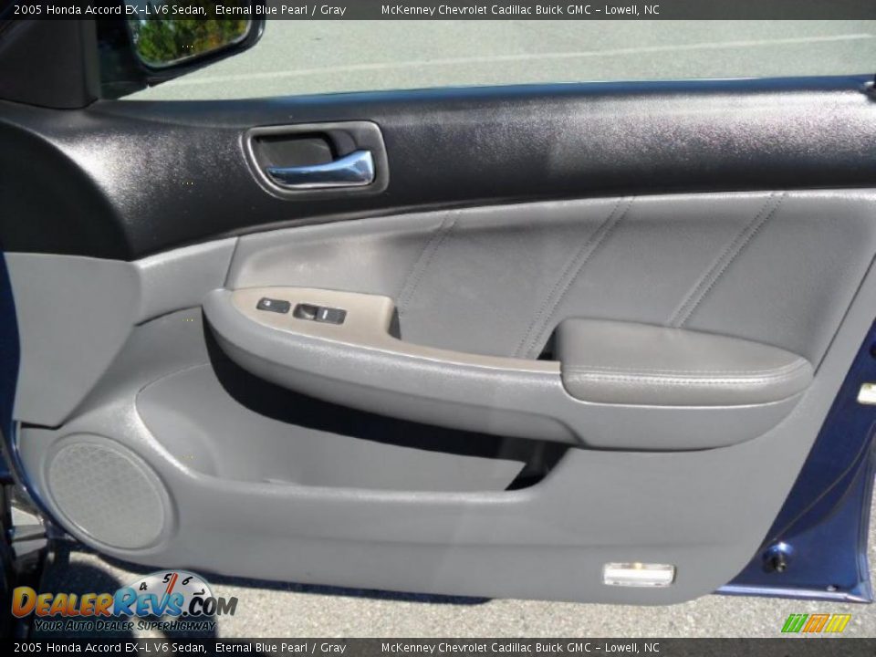 2005 Honda Accord EX-L V6 Sedan Eternal Blue Pearl / Gray Photo #22