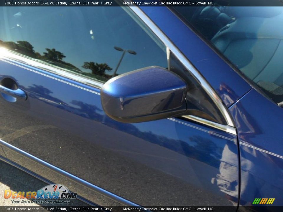 2005 Honda Accord EX-L V6 Sedan Eternal Blue Pearl / Gray Photo #23