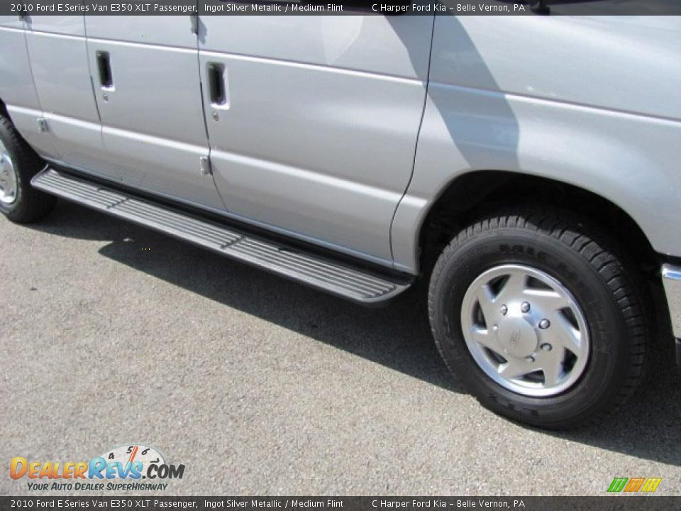 2010 Ford E Series Van E350 XLT Passenger Ingot Silver Metallic / Medium Flint Photo #3