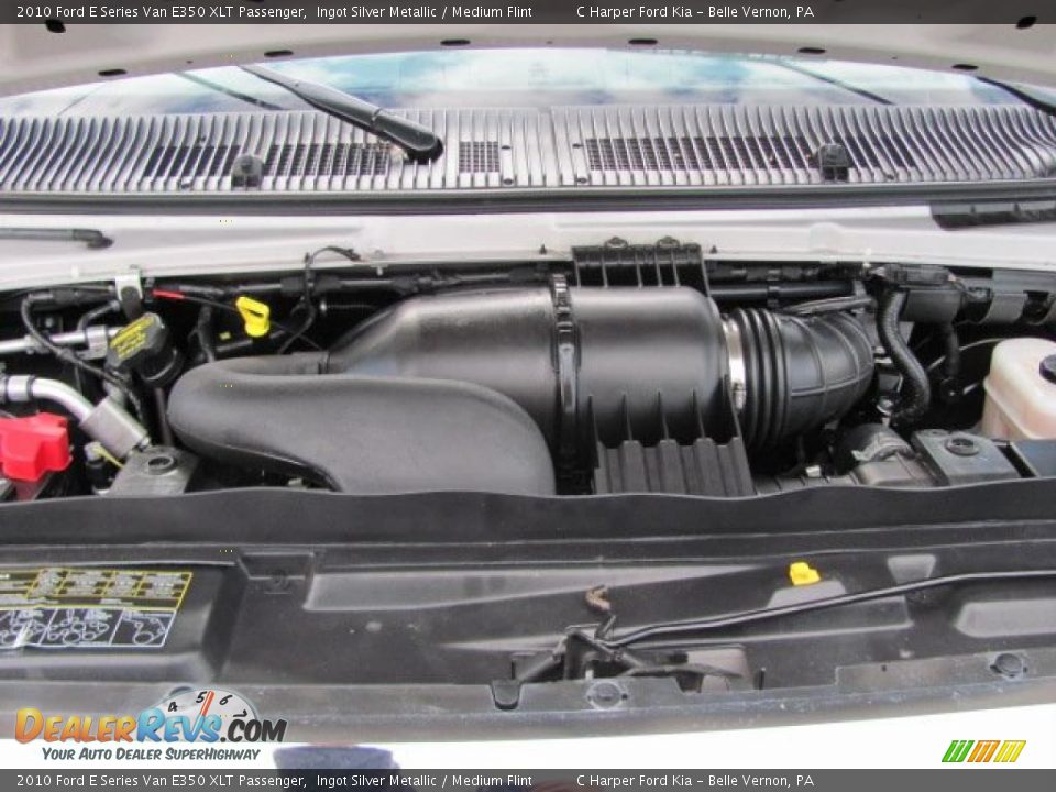 2010 Ford E Series Van E350 XLT Passenger Ingot Silver Metallic / Medium Flint Photo #10