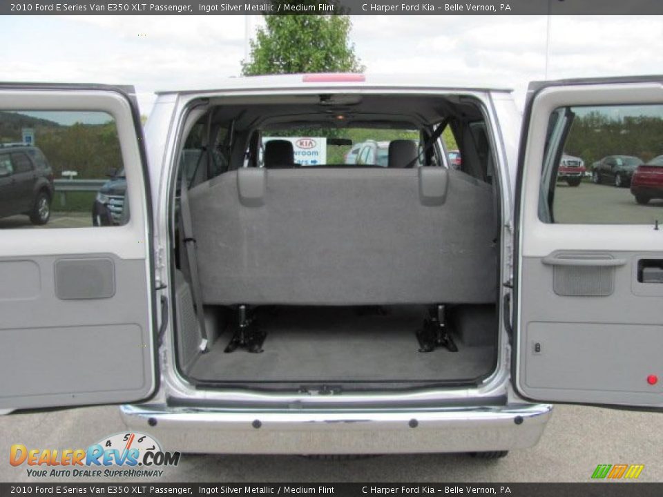 2010 Ford E Series Van E350 XLT Passenger Ingot Silver Metallic / Medium Flint Photo #13
