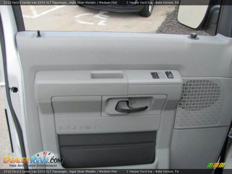 2010 Ford E Series Van E350 XLT Passenger Ingot Silver Metallic / Medium Flint Photo #17