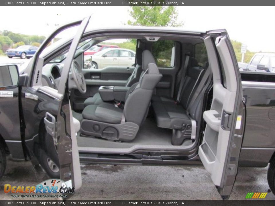 Medium/Dark Flint Interior - 2007 Ford F150 XLT SuperCab 4x4 Photo #13
