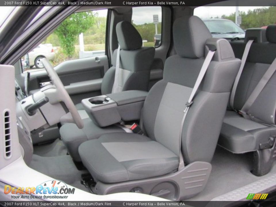 Medium/Dark Flint Interior - 2007 Ford F150 XLT SuperCab 4x4 Photo #14