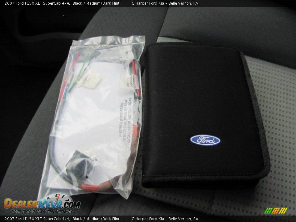 2007 Ford F150 XLT SuperCab 4x4 Black / Medium/Dark Flint Photo #23