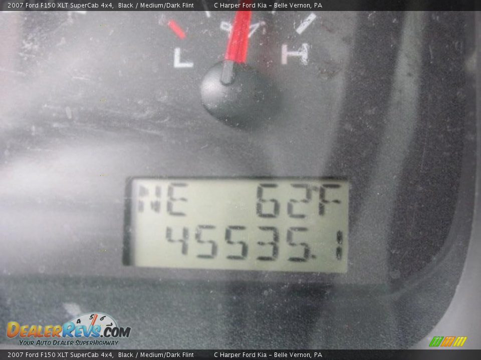 2007 Ford F150 XLT SuperCab 4x4 Black / Medium/Dark Flint Photo #25
