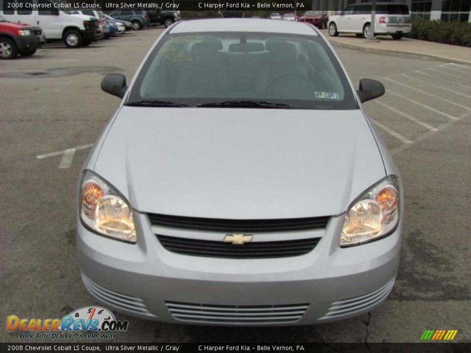 2008 Chevrolet Cobalt LS Coupe Ultra Silver Metallic / Gray Photo #5