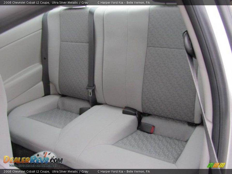 Gray Interior - 2008 Chevrolet Cobalt LS Coupe Photo #13