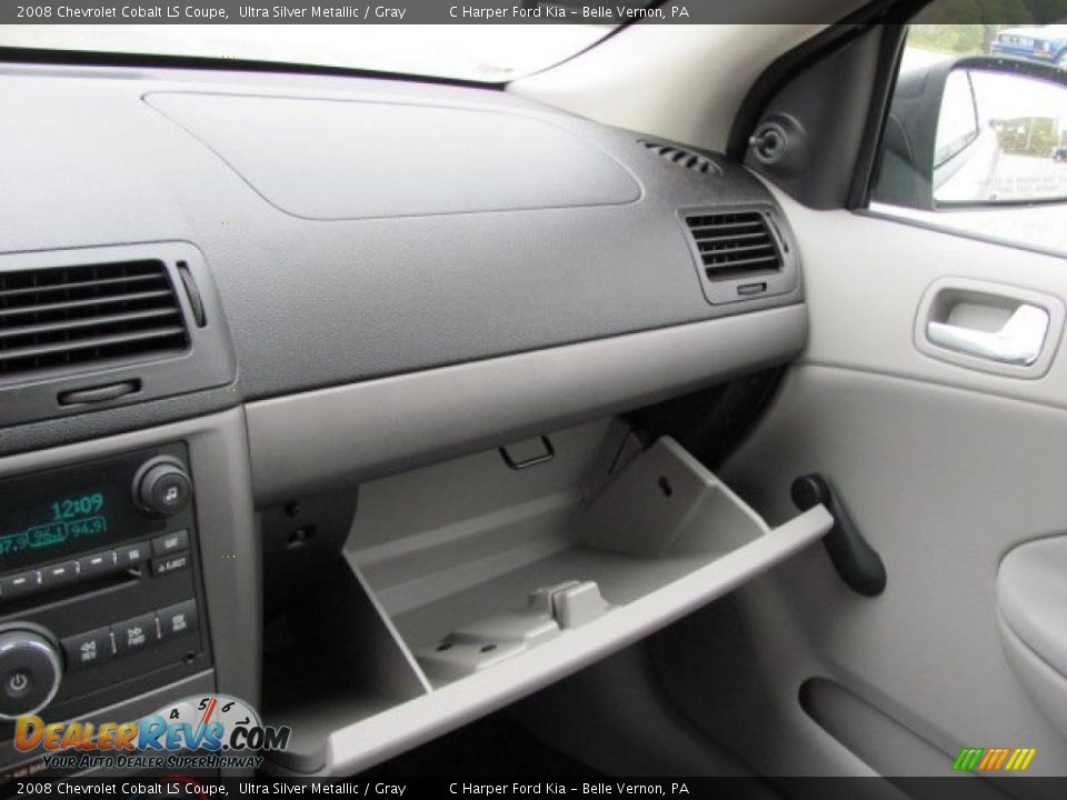 2008 Chevrolet Cobalt LS Coupe Ultra Silver Metallic / Gray Photo #19