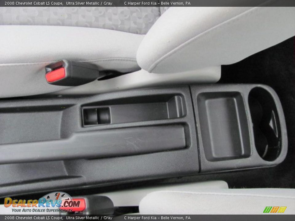 2008 Chevrolet Cobalt LS Coupe Ultra Silver Metallic / Gray Photo #20