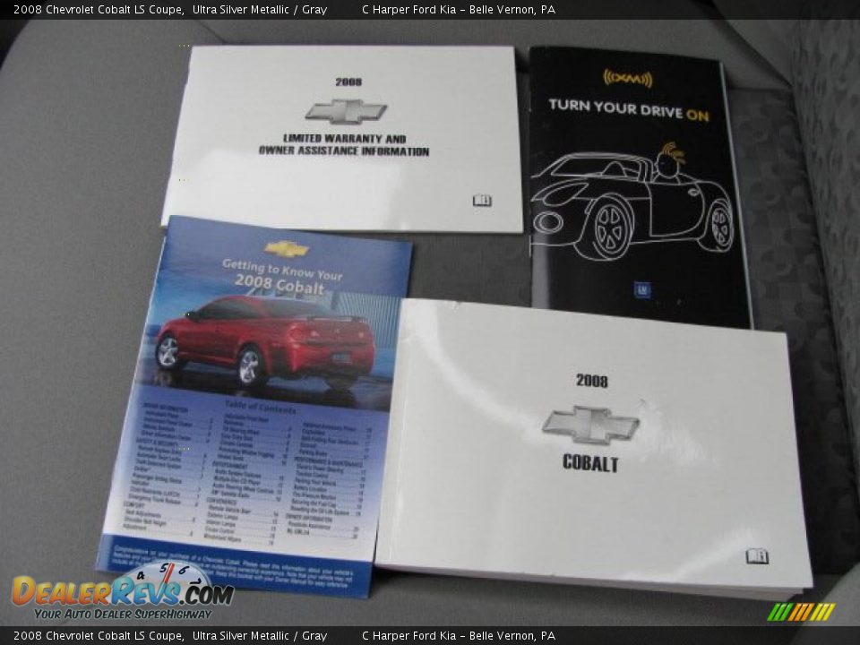 2008 Chevrolet Cobalt LS Coupe Ultra Silver Metallic / Gray Photo #22
