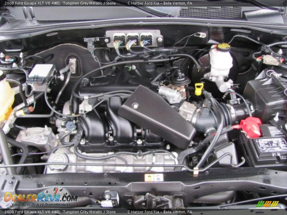 2008 Ford Escape XLT V6 4WD 3.0 Liter DOHC 24-Valve Duratec V6 Engine Photo #11