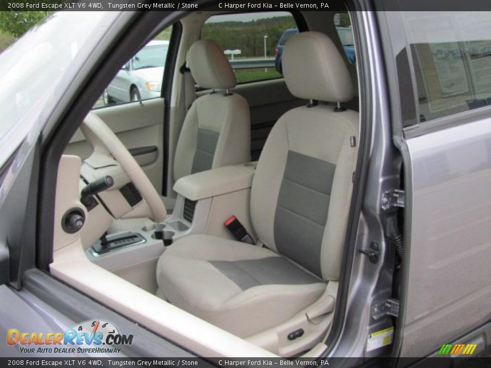 Stone Interior - 2008 Ford Escape XLT V6 4WD Photo #14