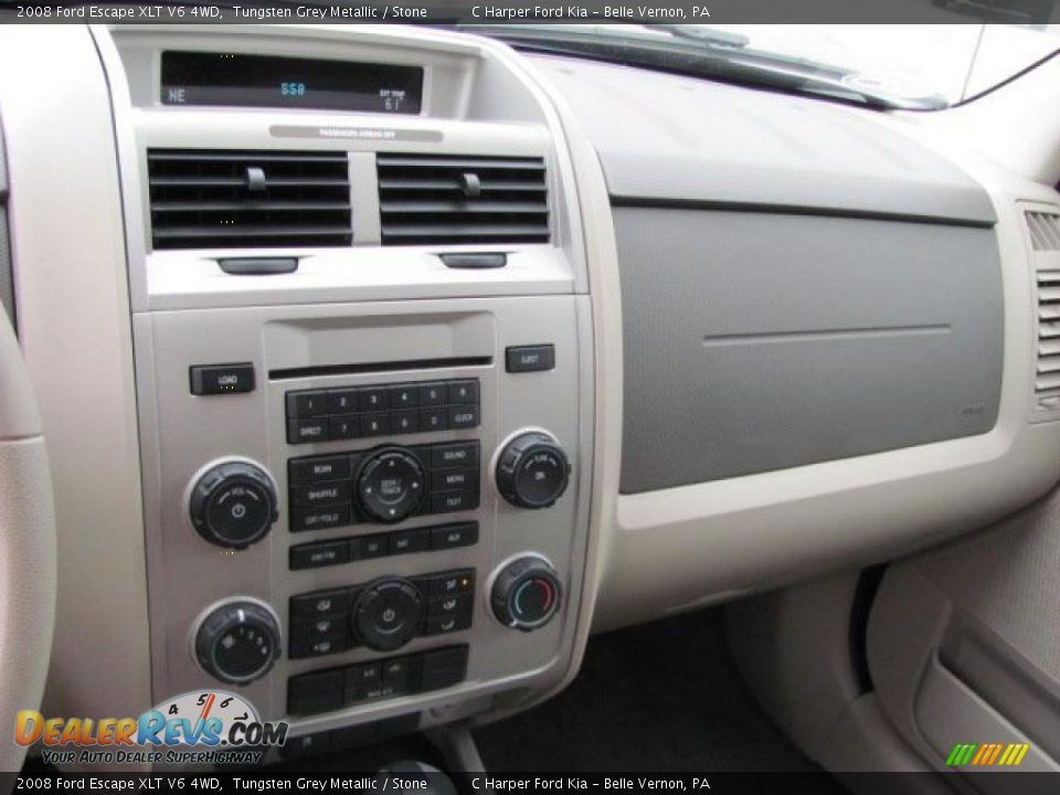 2008 Ford Escape XLT V6 4WD Tungsten Grey Metallic / Stone Photo #15