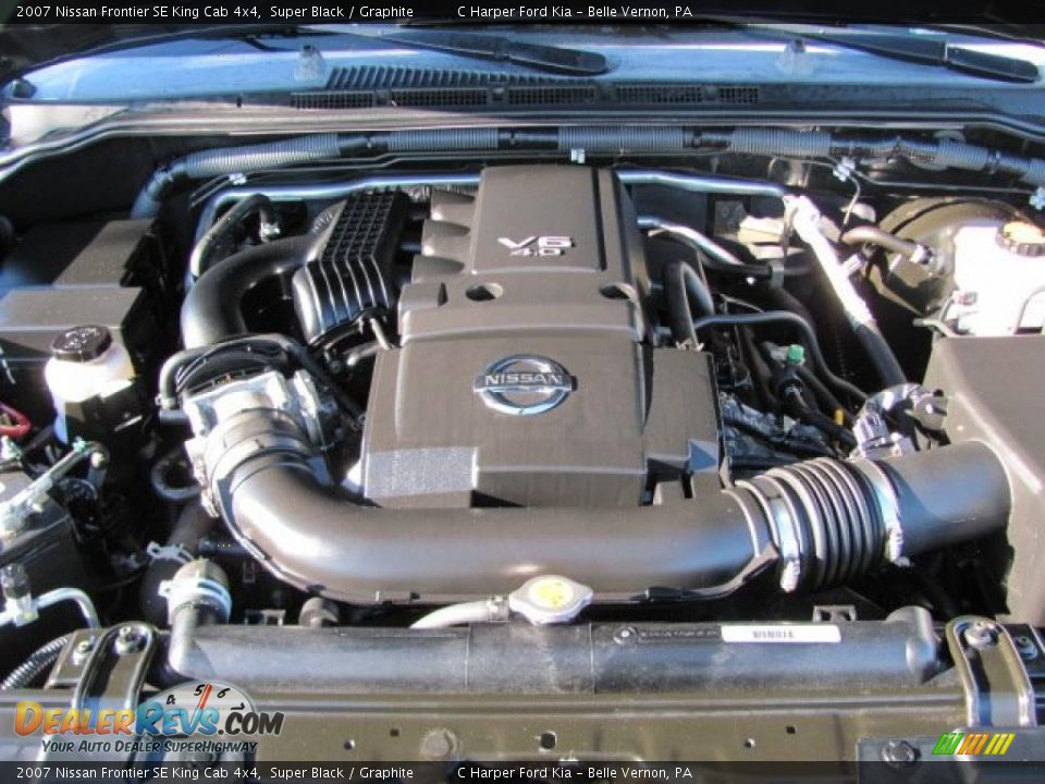 2007 Nissan Frontier SE King Cab 4x4 4.0 Liter DOHC 24-Valve VVT V6 Engine Photo #10