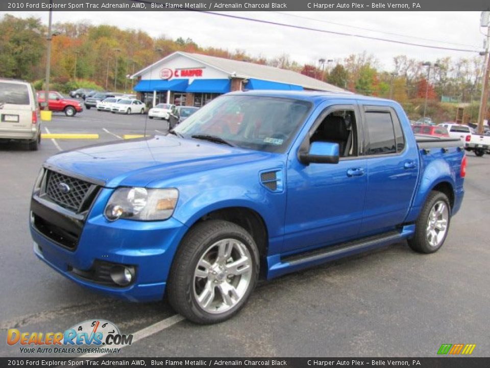 Front 3/4 View of 2010 Ford Explorer Sport Trac Adrenalin AWD Photo #5