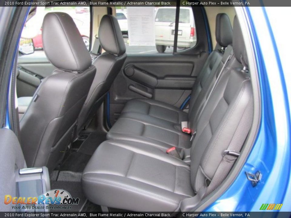 Adrenalin Charcoal Black Interior - 2010 Ford Explorer Sport Trac Adrenalin AWD Photo #15