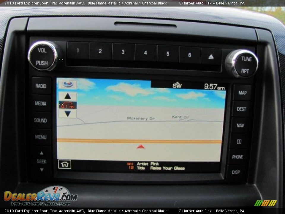 Navigation of 2010 Ford Explorer Sport Trac Adrenalin AWD Photo #18