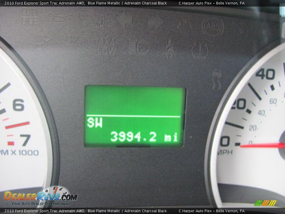 2010 Ford Explorer Sport Trac Adrenalin AWD Blue Flame Metallic / Adrenalin Charcoal Black Photo #25