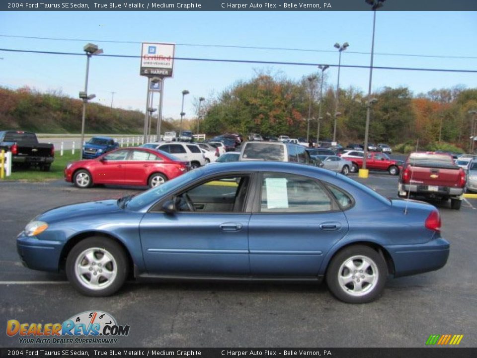 2004 Ford Taurus SE Sedan True Blue Metallic / Medium Graphite Photo #6