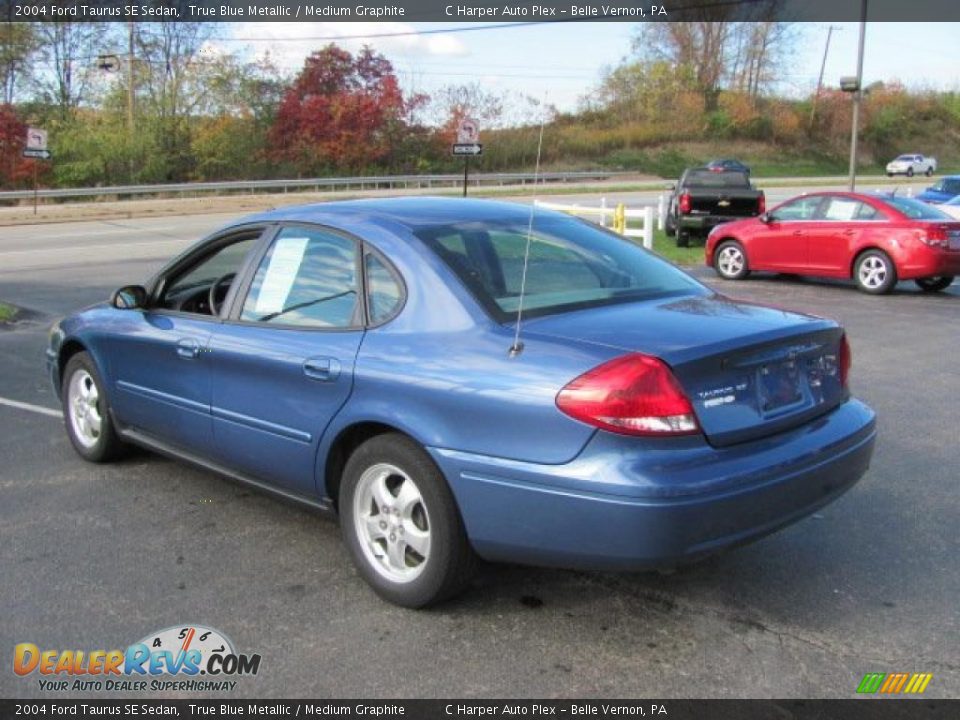 2004 Ford Taurus SE Sedan True Blue Metallic / Medium Graphite Photo #7