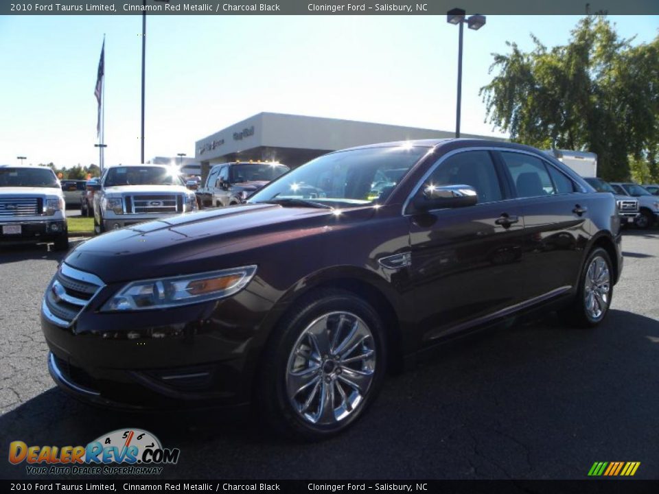 2010 Ford Taurus Limited Cinnamon Red Metallic / Charcoal Black Photo #6