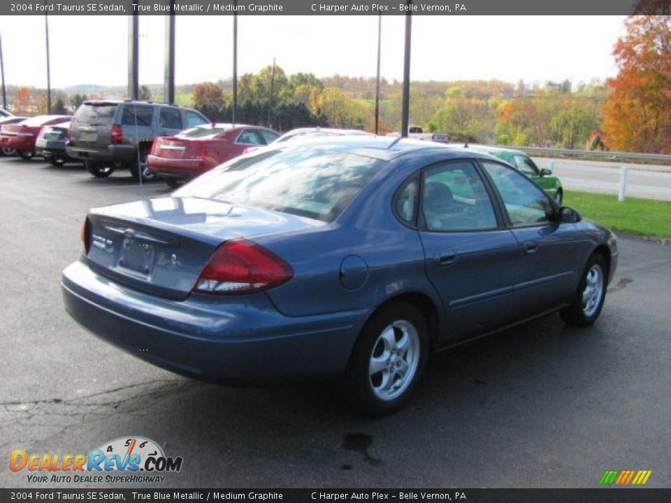 2004 Ford Taurus SE Sedan True Blue Metallic / Medium Graphite Photo #9
