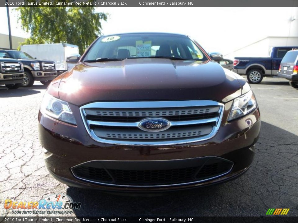 2010 Ford Taurus Limited Cinnamon Red Metallic / Charcoal Black Photo #7