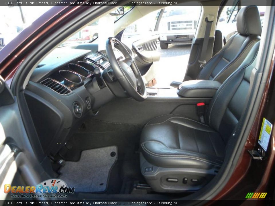 Charcoal Black Interior - 2010 Ford Taurus Limited Photo #8