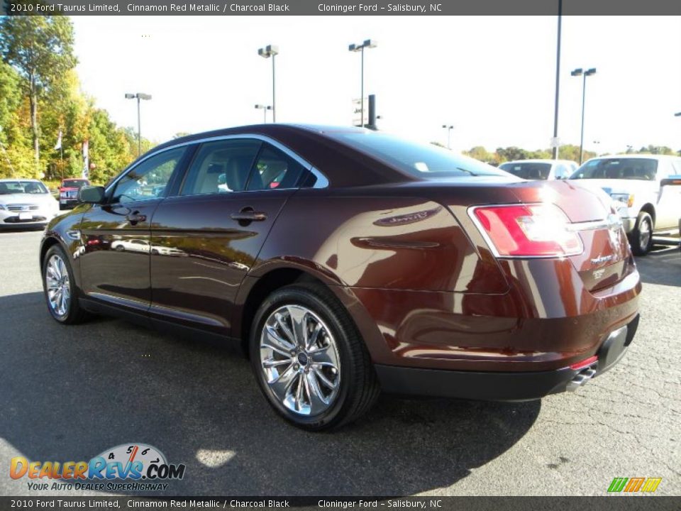 2010 Ford Taurus Limited Cinnamon Red Metallic / Charcoal Black Photo #29