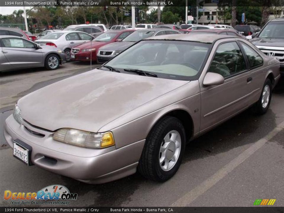 1994 Ford Thunderbird LX V8 Pumice Metallic / Grey Photo #3