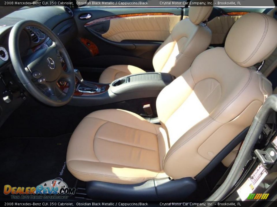 Cappuccino/Black Interior - 2008 Mercedes-Benz CLK 350 Cabriolet Photo #5