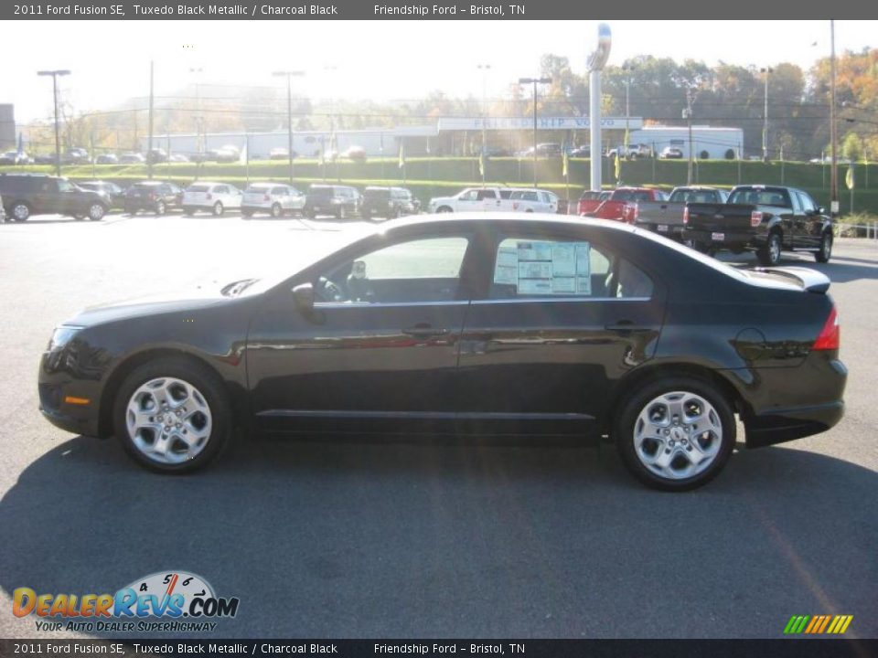 2011 Ford Fusion SE Tuxedo Black Metallic / Charcoal Black Photo #1