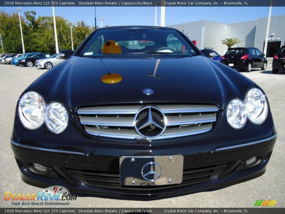 2008 Mercedes-Benz CLK 350 Cabriolet Obsidian Black Metallic / Cappuccino/Black Photo #18
