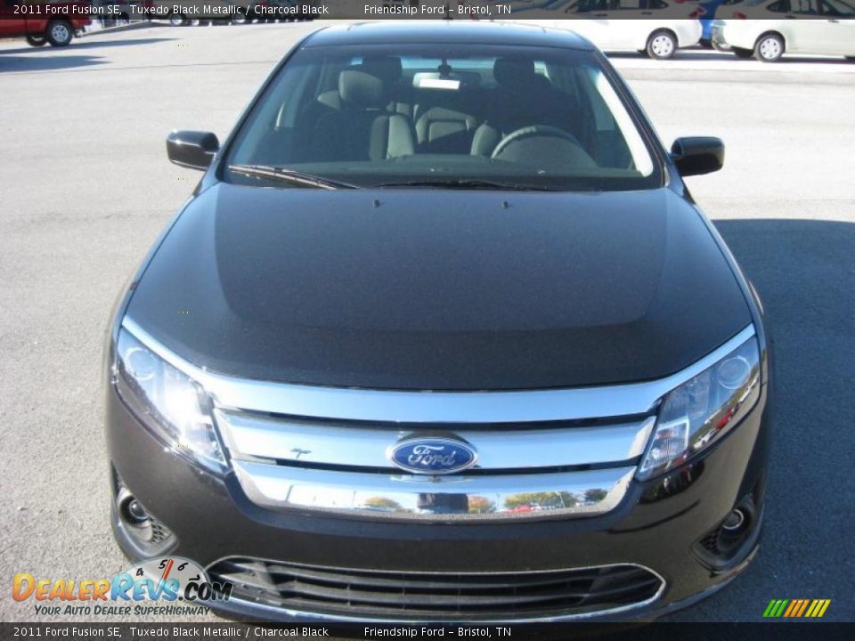 2011 Ford Fusion SE Tuxedo Black Metallic / Charcoal Black Photo #3
