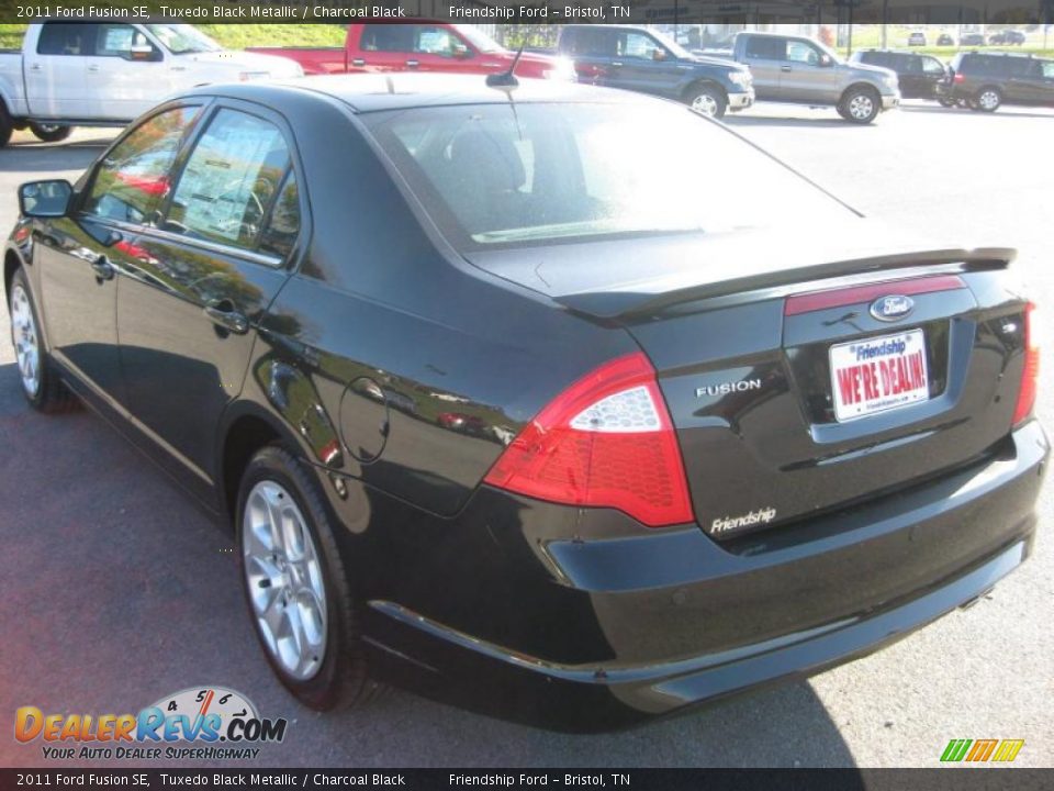 2011 Ford Fusion SE Tuxedo Black Metallic / Charcoal Black Photo #8