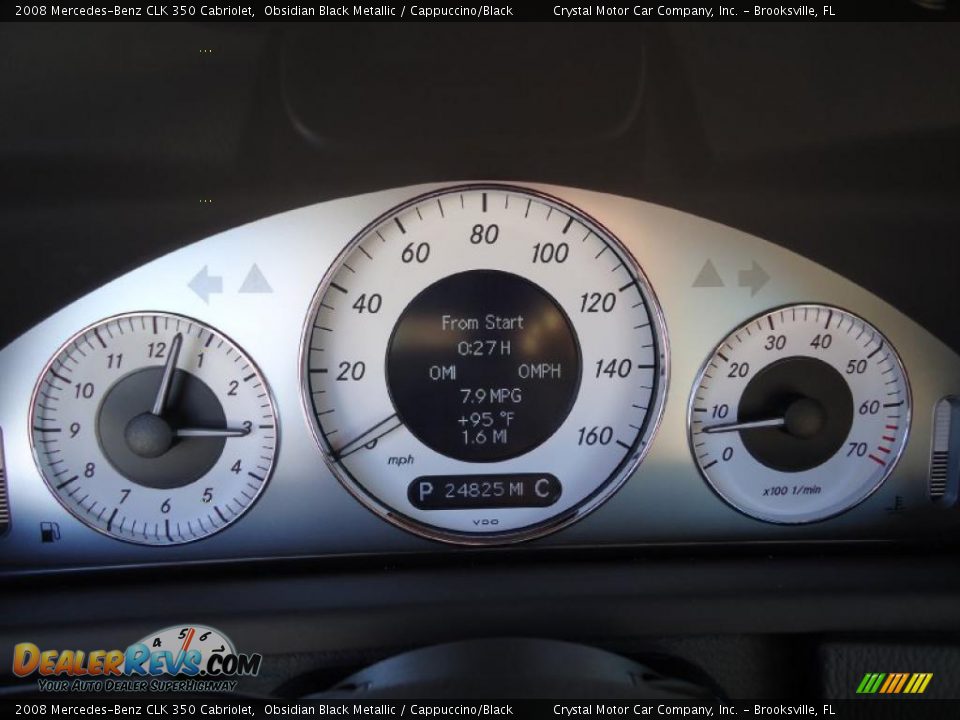 2008 Mercedes-Benz CLK 350 Cabriolet Gauges Photo #28