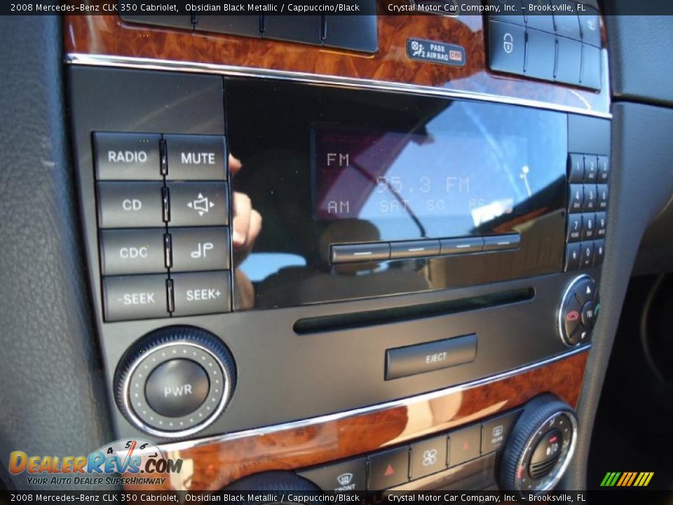 Controls of 2008 Mercedes-Benz CLK 350 Cabriolet Photo #29