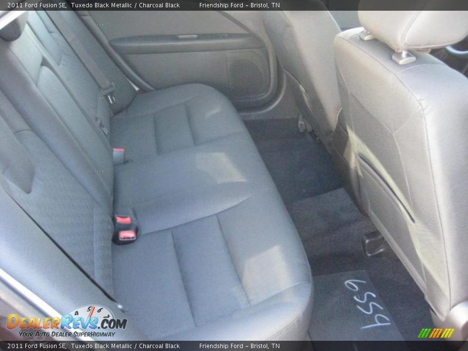 2011 Ford Fusion SE Tuxedo Black Metallic / Charcoal Black Photo #21