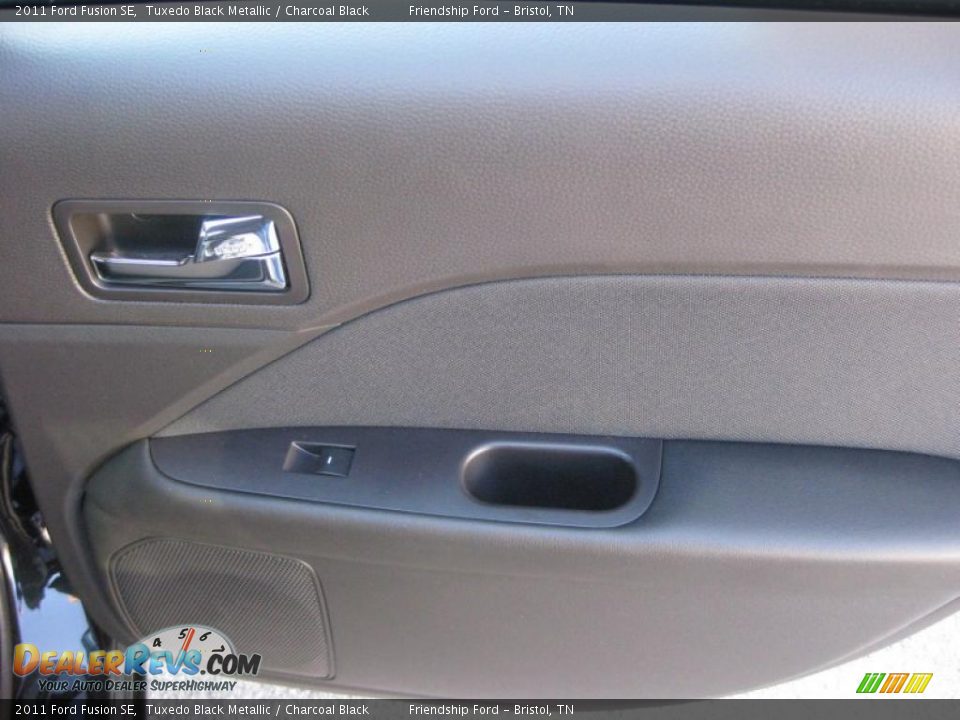 2011 Ford Fusion SE Tuxedo Black Metallic / Charcoal Black Photo #23