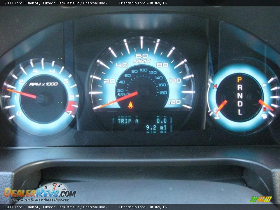 2011 Ford Fusion SE Tuxedo Black Metallic / Charcoal Black Photo #28
