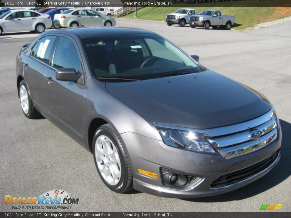 2011 Ford Fusion SE Sterling Grey Metallic / Charcoal Black Photo #4