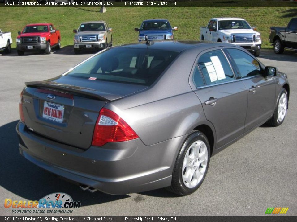 2011 Ford Fusion SE Sterling Grey Metallic / Charcoal Black Photo #6