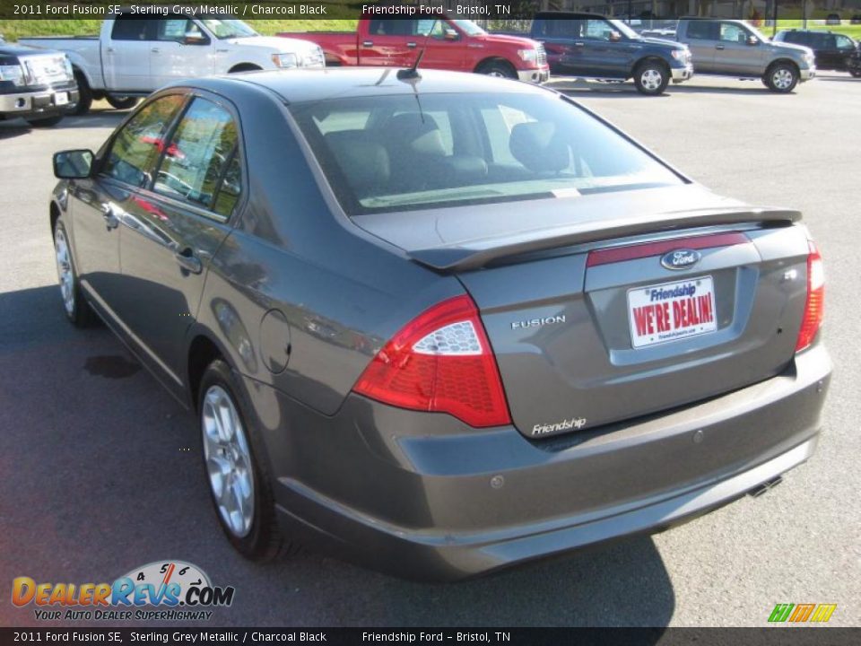 2011 Ford Fusion SE Sterling Grey Metallic / Charcoal Black Photo #8