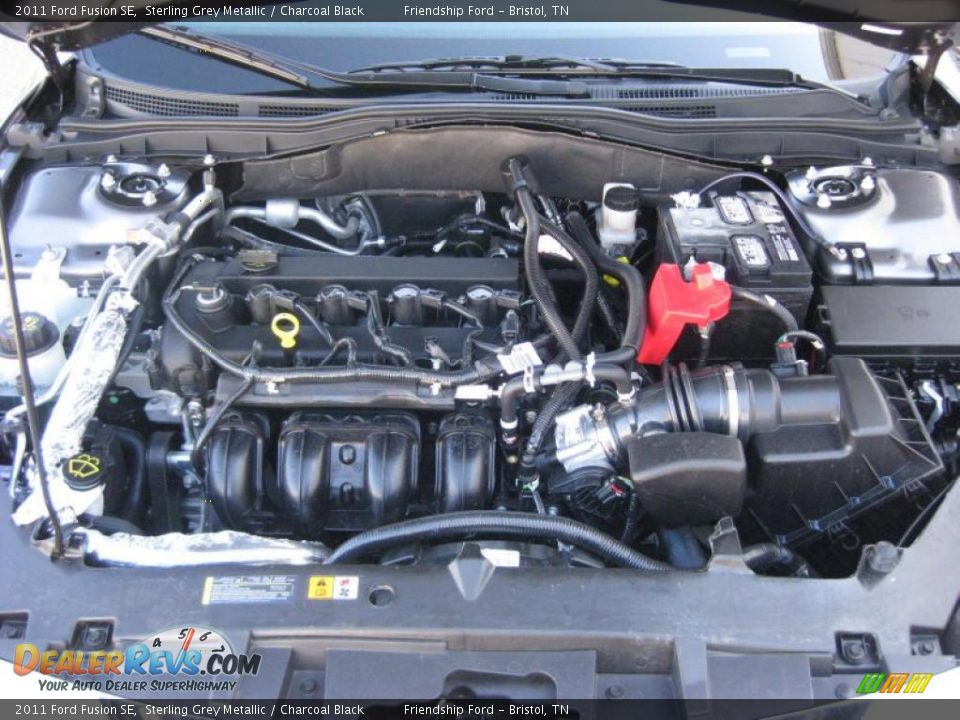 2011 Ford Fusion SE Sterling Grey Metallic / Charcoal Black Photo #10