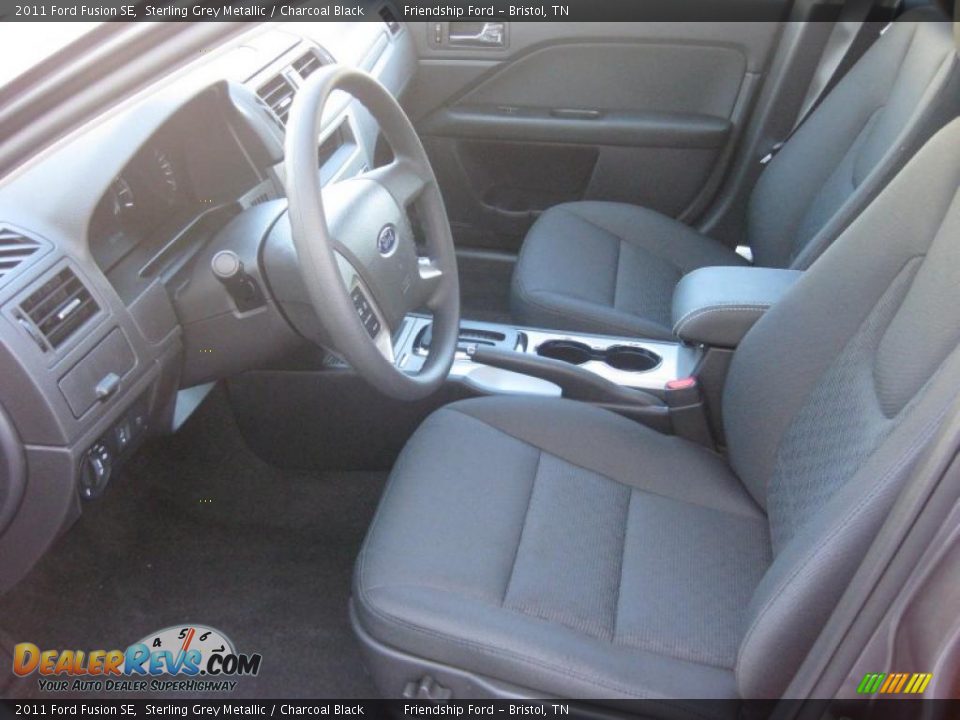 2011 Ford Fusion SE Sterling Grey Metallic / Charcoal Black Photo #12