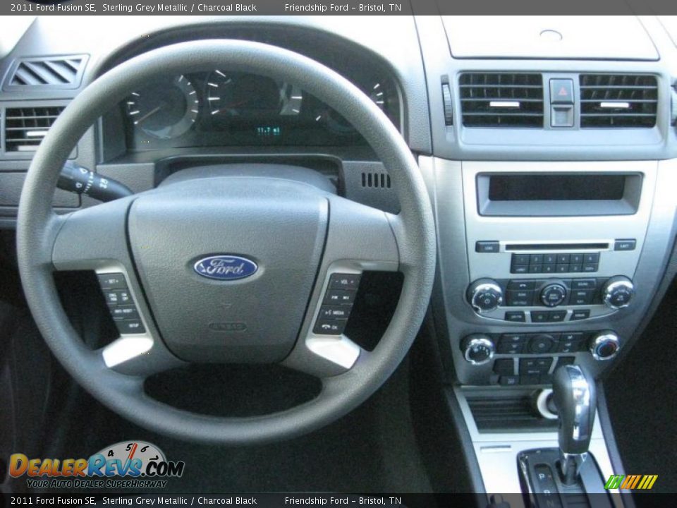 2011 Ford Fusion SE Sterling Grey Metallic / Charcoal Black Photo #24