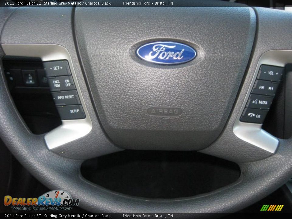 2011 Ford Fusion SE Sterling Grey Metallic / Charcoal Black Photo #27