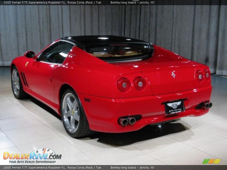 2005 Ferrari 575 Superamerica Roadster F1 Rossa Corsa (Red) / Tan Photo #2